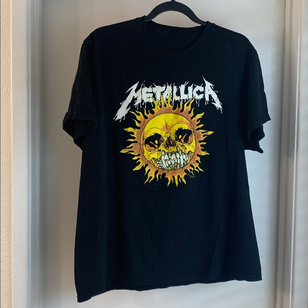 Metallica Men’s Black T-Shirt – Size XL • Graphic Tee • Classic Fit